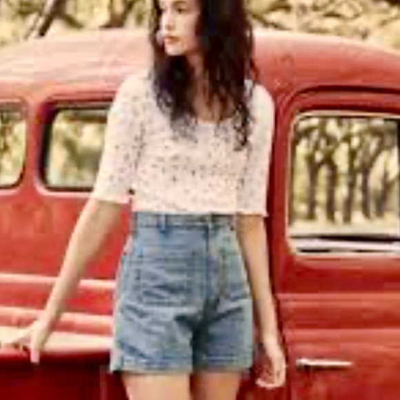 Doen Lane Denim Shorts Size 24 - Picture 1 of 8